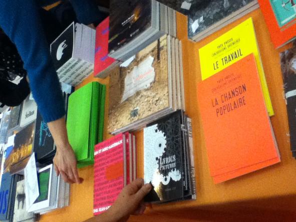 stand des centres d'art éditeurs, réseau Air de Midi, salon dulivre-CRL, 2013