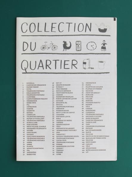 Mmm collectif, « Collection du quartier », édité par le BBB centre d’art dans le cadre de « l’Hiver ensemble » avec le soutien de Toulouse Métropole. Photo : BBB centre d’art