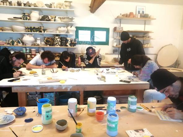 Profession artiste 2024, sortie et atelier au Parti, Grenade © BBB centre d'art